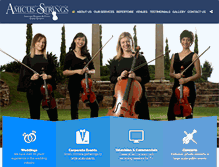 Tablet Screenshot of amicusmusic.com.au